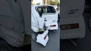 Accidental Suzuki Alto Cheap Build Quality Spotted#automobile #foryou #reaction #car #viralvideo