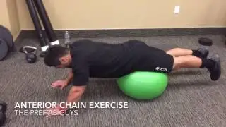 Anterior chain exercise