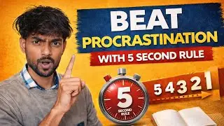 99% GUARANTEED METHOD TO BEAT PROCRASTINATION IN 2026 | STUDY UPGRADE