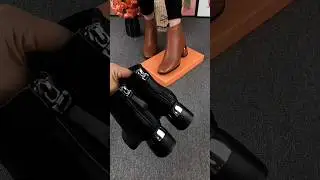 Elegant Super Chunky Heel Square-Toe Ankle Boots Stylish & Versatile design 