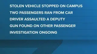 Juvenile arrested after loaded gun found in stolen car at West Forsyth