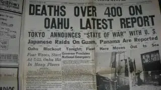 Original, WWII 1941 Pearl Harbor News Paper