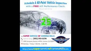 Schedule a 60-Point Vehicle Inspection in Corona