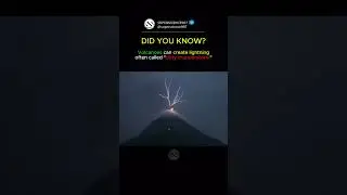 NATURE IS MESMERIZING 😯!    #shorts #volcano #didyouknow