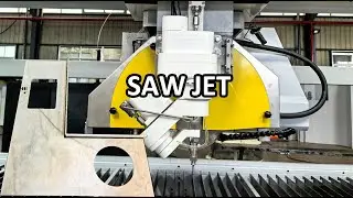 ZLSJ-425CNC-5A ZhongLi CNC SawJet WaterJet Cutting Machine For Porcelain Ceramic