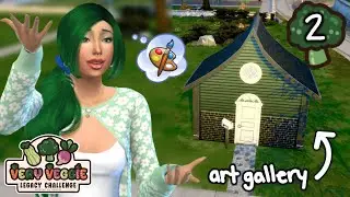 we built an art gallery! very veggie legacy #2