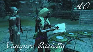 Skyrim SE   Vampire Raziella 040 - Volkihar Courtyard