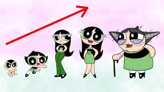 The Powerpuff Girls GROWING UP EVOLUTION | Powerpuff girls