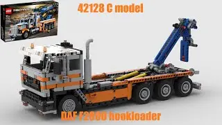 42128 C model: DAF F2800 hookloader - Lego MOC by OldOlneyLego