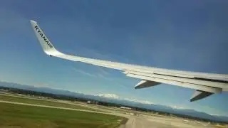 Take off ✪ Malpensa MXP ✈ Boeing 737-800 | Ryanair