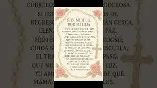 Oraci&oacute;n Por Mi Hijo, Por Mi Hija