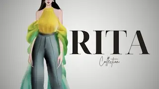 ASMR Fashion Sketch ✨ Yellow Top & Grey Pant Outfit | Elegant Digital Art on iPad Procreate