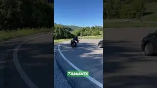 Tornanti in Harley Davidson&hellip; #tornante #harleydavidson #curve