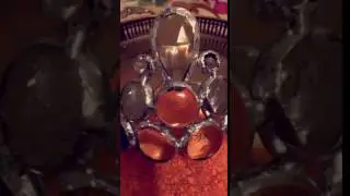 Glass soldered crown