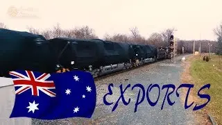 Australian Export Locomotives Under Tarps | Railfan Rowan