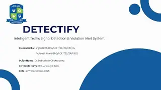 DETECTIFY - Intelligent Traffic Signal Detection & Violation Alert System