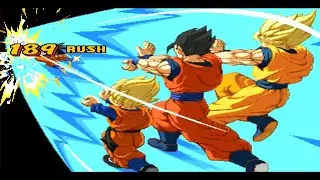 Gohan Combos and Ults (HDBZ 6.0)