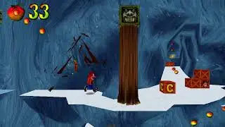 Crash Bandicoot: Back In Time - No-Hit 100% - Snow Way Back