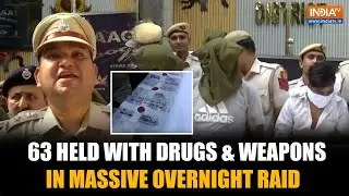 Delhi Police Conducts Overnight Raids: 63 Arrested, Drugs, Guns, and Cash Confiscated