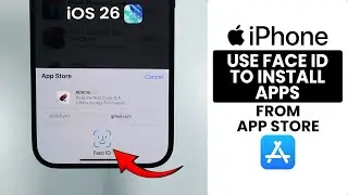 [iOS 26] iPhone: Enable Face ID on App Store | Use Face ID For App Store
