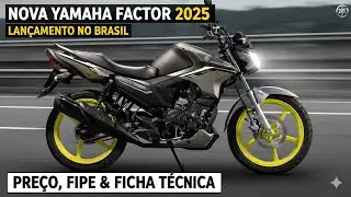 Yamaha Factor 150 2025: pre&ccedil;o, novas cores e tudo sobre a moto mais vendida da marca