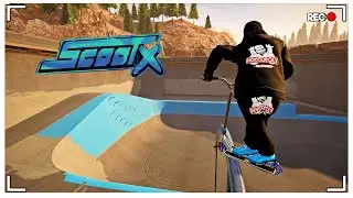 Session On The Spillway From BMX Streets in ScootX (ScootX Gameplay)