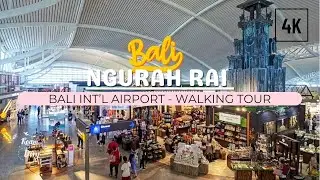 ASMR Virtual Walking Tour of Bali's International Airport 4K