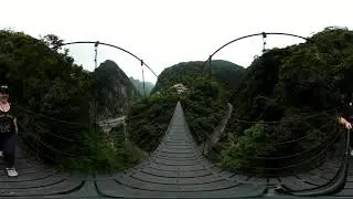 Taroko Gorge suspension bridge, Taiwan - 360 | Ne Tammelat