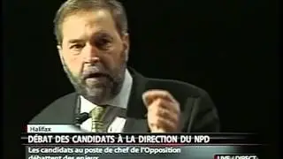 Dewar asks Mulcair a Question on Bulk Water Exports
