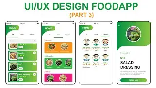 UI/UX Design Food App (Part 3) | React Native Tutorial for beginner