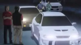 Takumi (Toyota Trueno AE86) vs Kroco (Mitsubishi Lancer Evolution VI GSR Tommi Makinen Edition CP9A)