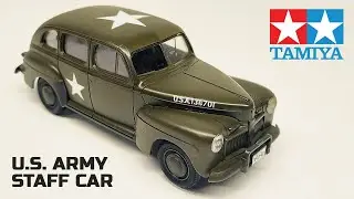 US Army Staff Car Model | Сборка и окраска | Tamiya 1:48