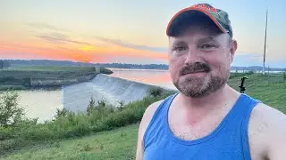 Sunset over Lake Palestine, Texas - Sept 13 2025