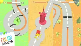 Color Adventure! Draw The Path Top Android, iOS Walkthrough Gameplay | @999_Cutting