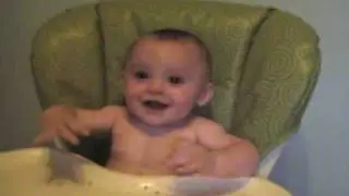 Super happy baby