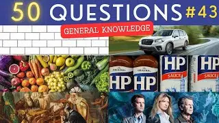The General Knowledge Quiz #43 &brvbar; 50 Trivia Questions - Pub Quiz