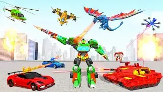 Dragon Lion 3D Unity Robot Car Transform Game