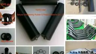 PVC Nylon Idler Roller for Belt Conveyor manufacturer