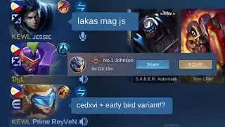 JOHNSON FAKE BADGE PRANK (They Think I'm Early Bird) JOHNSON BEST BUILD AND EMBLEM 2023