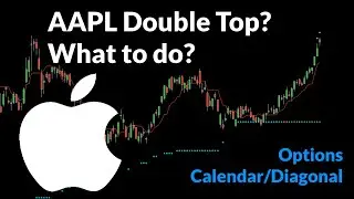 AAPL Double Top?  What to do? Options Calendar Spread / Diagonal Spread