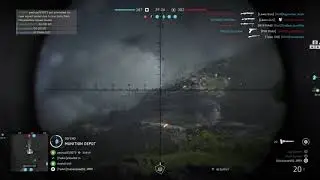 Long range tank shot in battlefield 5!