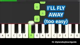How To Play The Hymn, I'll Fly Away On Piano With One Hand