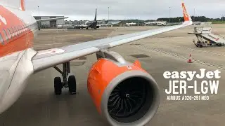 easyJet | Jersey - London Gatwick | Airbus A320-251 NEO | *FULL FLIGHT*