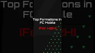 Top 3 Formations for H2H in FC Mobile #fcmobile #fifamobile #eafc24