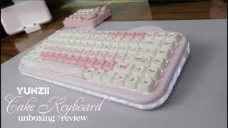 Un teclado en forma de pastel | YUNZII C75