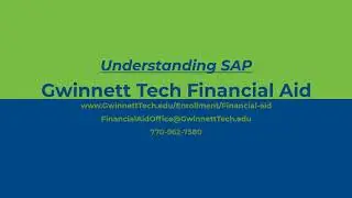What is SAP (Satisfactory Academic Progress)? | Gwinnett Technical College