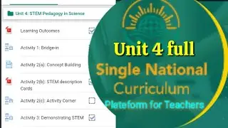 SNC Science unit 4 full|Easy  step by step solved|SNC Training 2021