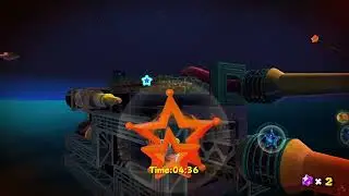 Super Luigi Galaxy (111)- Dreadnought Galaxy: Topman Tribe Speed Run