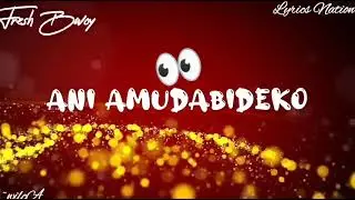 Fik fameika   Lock Lyrics Video #LyricsNationUg #Subscribe #WILCA