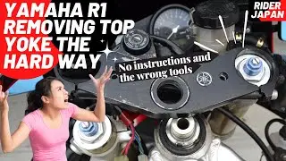 Yamaha R1 1999 Top Yoke Removal the Hard Way